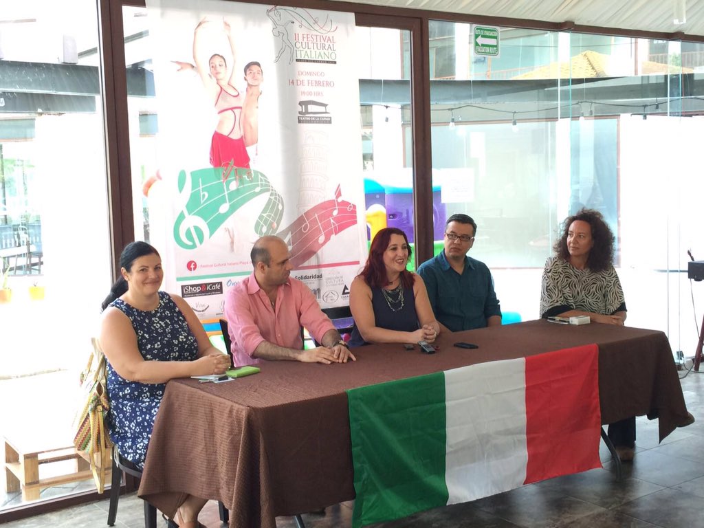 TwittPlaya's tweet photo. Presentación del 2do Festival Cultural Italiano 14 febrero en #TeatrodelaCiudad 19hrs @culturasolidari https://t.co/xELlkMXICT
