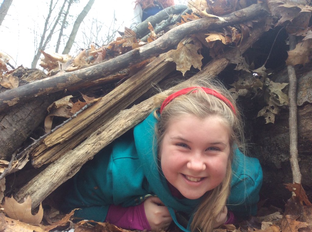 ugdsb's tweet photo. MT @MrBrownGuelph: Learning to Survive @MansfieldOC Building shelter with @johngaltps with @Mrs_Drumm #GoJagsGo https://t.co/5zETTBqp47