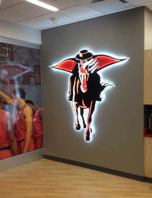 Joe Miller from Glassworks made this Texas Tech sign &amp; used our thinLIGHT 3528-120  bit.ly/1SC6z7z