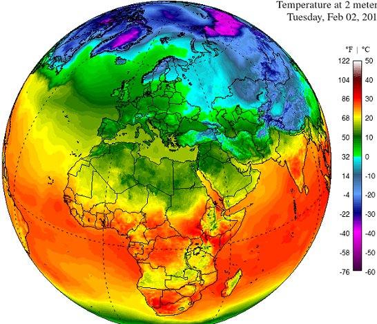weather3dmaps's tweet photo. Temperature now Africa and Europe 
#weather #jones #NOAA #NASA https://t.co/jqjSZA3BRb