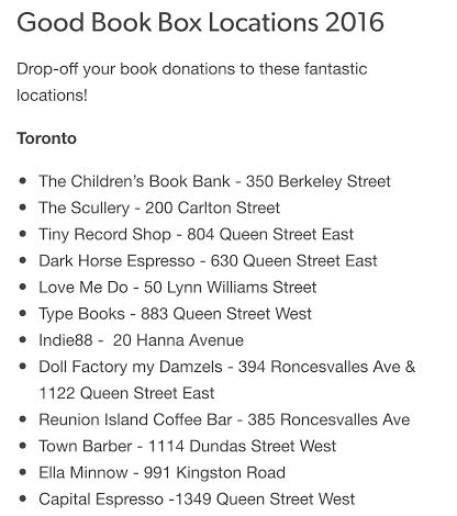 AGoodBookDrive's tweet photo. Hey #Toronto! We're collecting children's books all Feb. for @BookBankCanada! 
Drop off your donations here! #agbdTO https://t.co/SDb33c2gR9