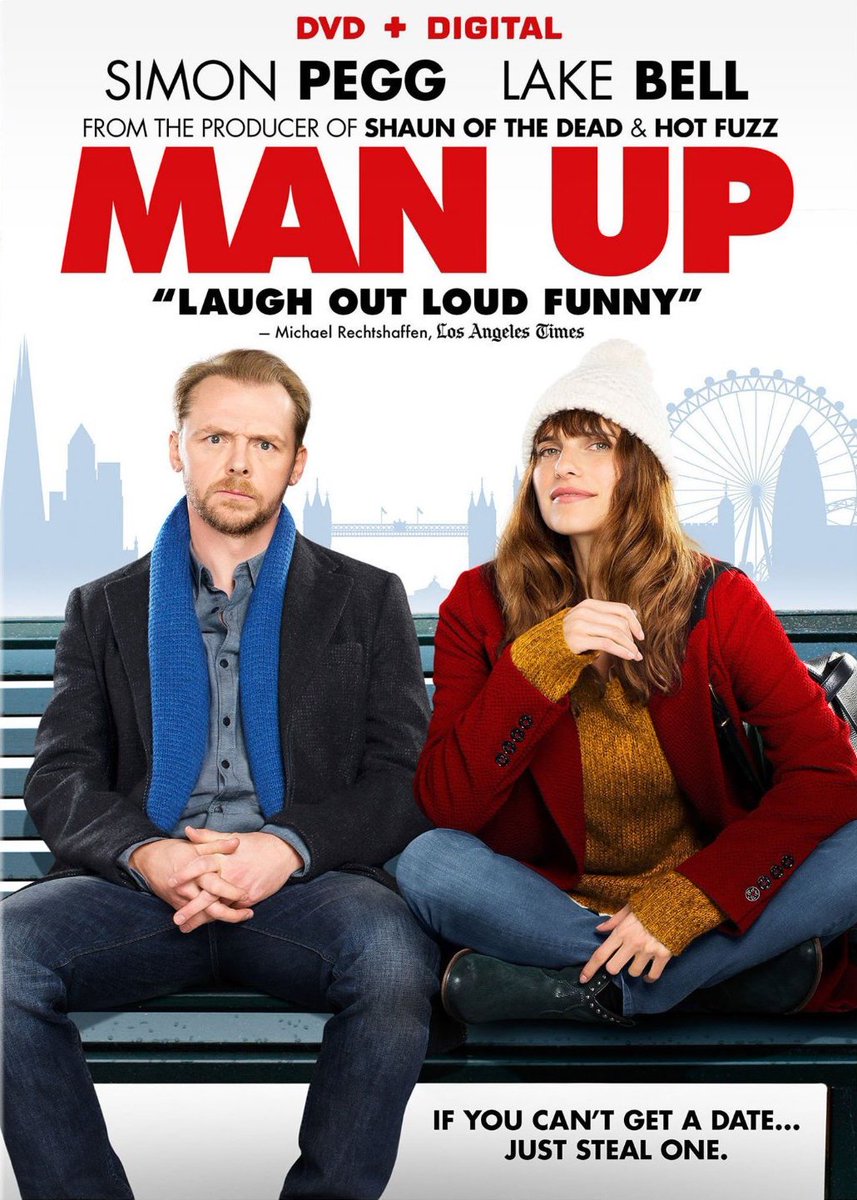 ManUpFilm's tweet photo. Exciting news for US comedy fans! #ManUp is now out on DVD &amp; Digital! @simonpegg @lakebell https://t.co/y1nSR982dd https://t.co/kj5Vr3DcYs
