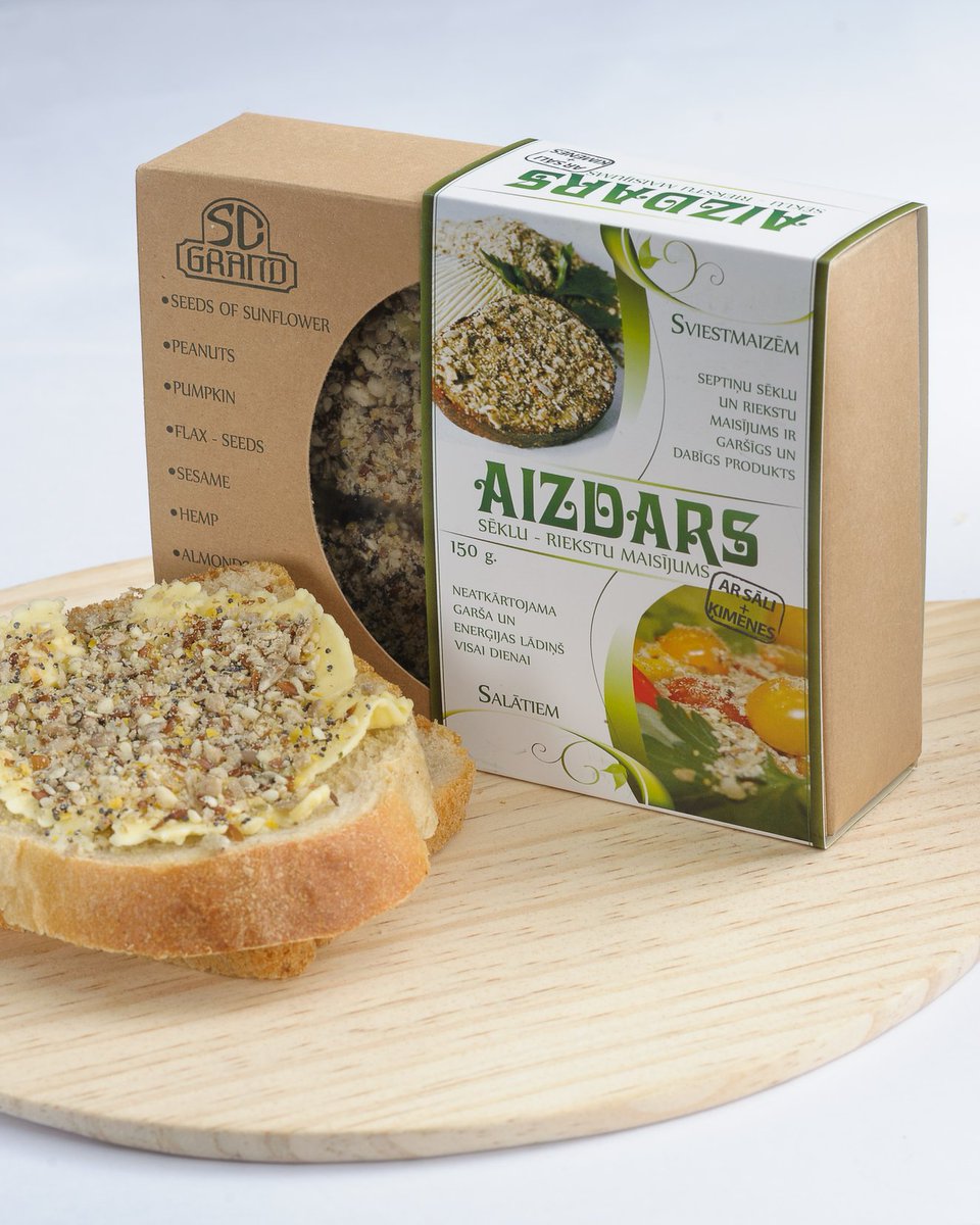 SC_GRAND's tweet image. AIZDARU vari likt uz maizes, pievienot salātiem, omletei, baudīt kopā ar jogurtu vai zaļumu kokteili!