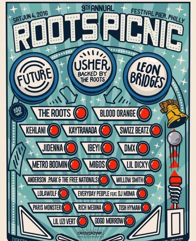 RECphilly's tweet photo. The official 9th annual Roots Picnic lineup https://t.co/Tf7t1T0myB