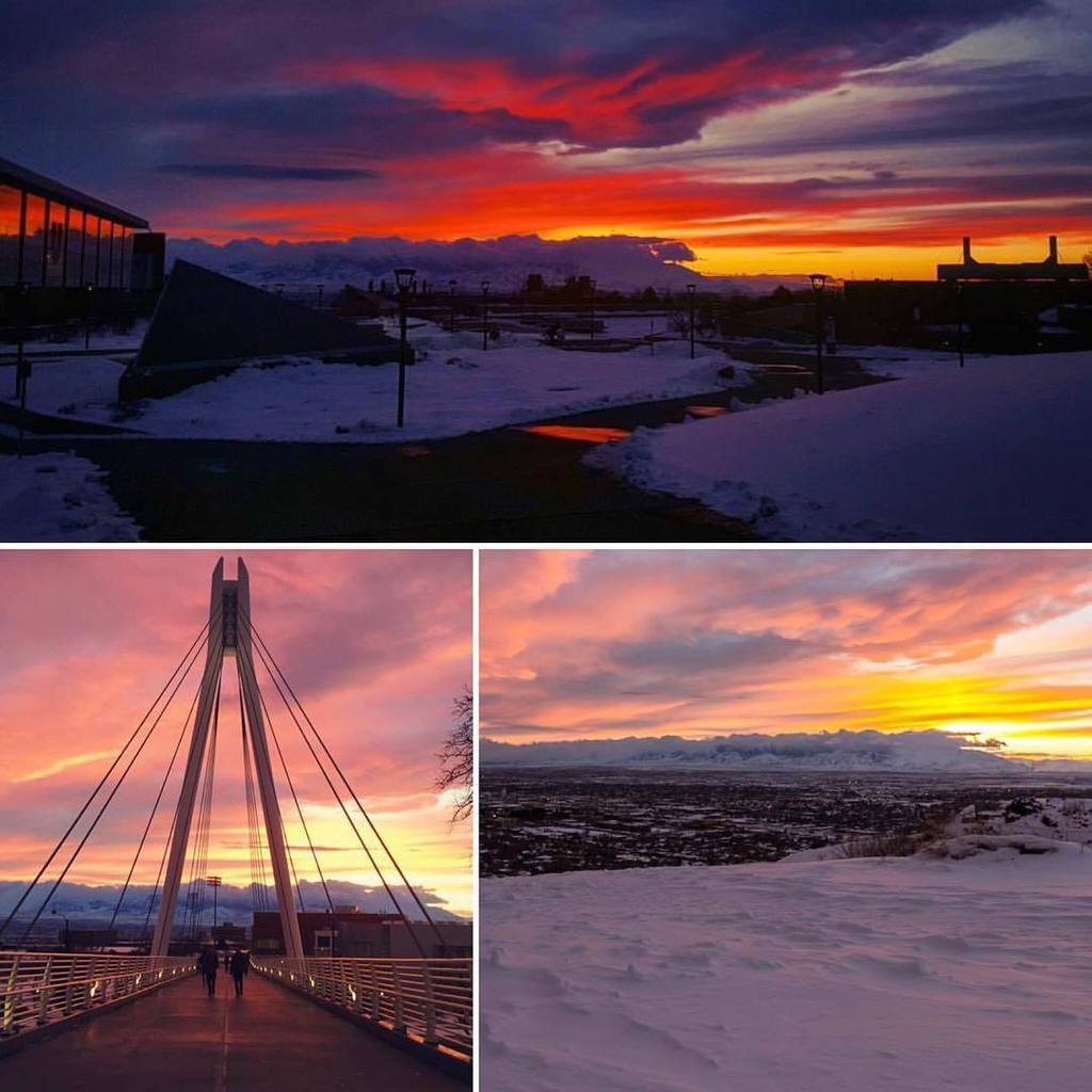 UofU_Views's tweet photo. Last nightโs sunset didnโt disappoint. ๐
#UofU #universityofutah #Usunset #UtahSunset #utahisrad #SLC (at The Univโฆ https://t.co/bdwNyv3ZuZ