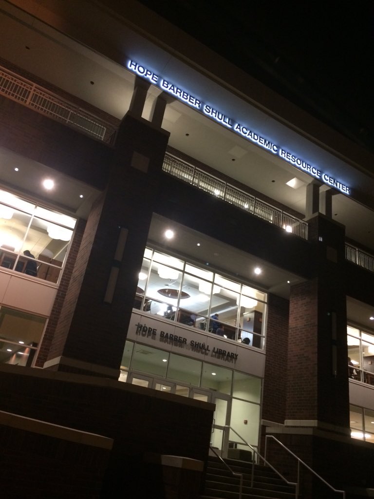MerchantJustin's tweet photo. The Hope Barber Shull Academic Resource Center. Also know as the #ARC. Save your grades from the flood  #fhu https://t.co/ZNYkXgHbtG