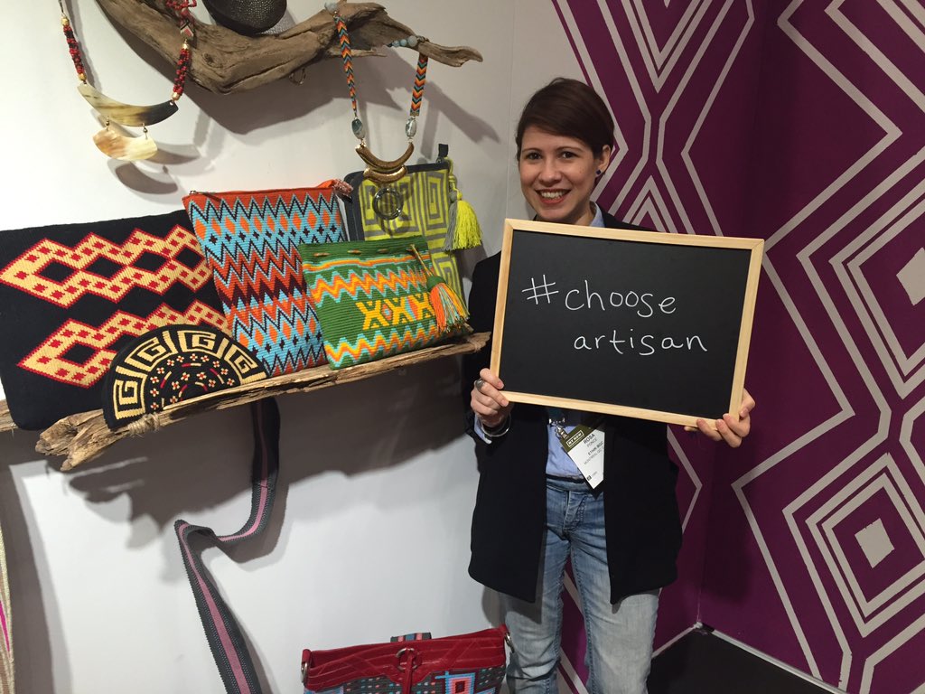 AllianceArtisan's tweet photo. .@EthikBGC is Canada's first ethical fashion incubator - find them at #NYNOW #artisanresource! #chooseartisan https://t.co/xAqVzAD0hR