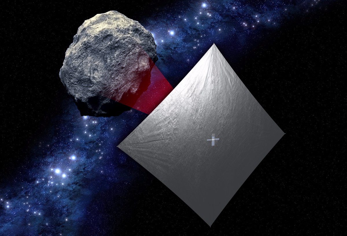 NASAArtemis's tweet photo. Tune in now for a special NASA TV event about AES' NEA Scout's #RideOnSLS! https://t.co/734Wps5DyX https://t.co/kp4mPf67sm