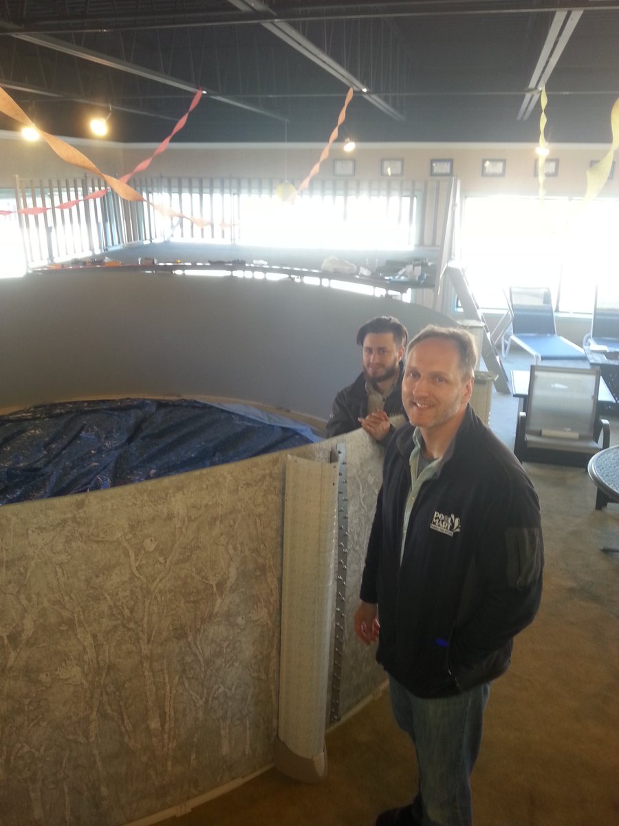 Sneak Peak of our new set up, we are #hardworking this year and excited for #summertime! Follow us <a href="/poolmartolean1/">Pool Mart</a>