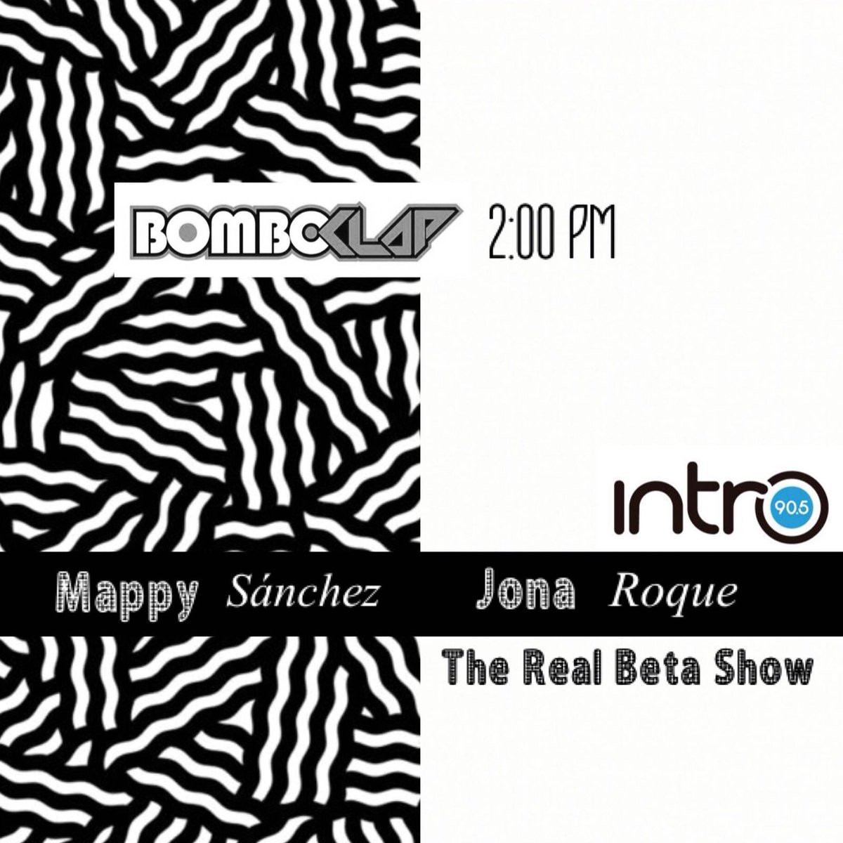 RealBetaShow's tweet photo. Hoy, a las 2pm, el Caramelo Ácido @Mappy_SG y el Hater de Haters @Jona_Roque estarán en #BomboClap por @Intro905. https://t.co/BbI0lIw3du