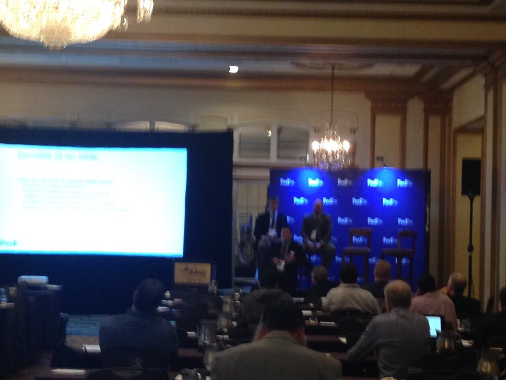 Hotzieworkshard's tweet photo. Great breakout session this morning to Optimize the Certification Process! #fedexcompatible https://t.co/tqDZgMcThu