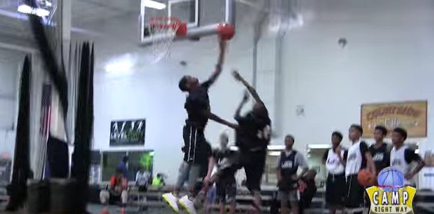 VIDEO: Zaire Wade, <a href="/DwyaneWade/">DWade</a>’s 13-year-old son, balls out at John Lucas’ camp ble.ac/1PwYBeQ