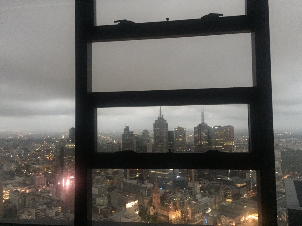 salschmidt's tweet photo. Definitely going to miss waking up to this view #eurekatower #level66 https://t.co/UVECuJCJWp