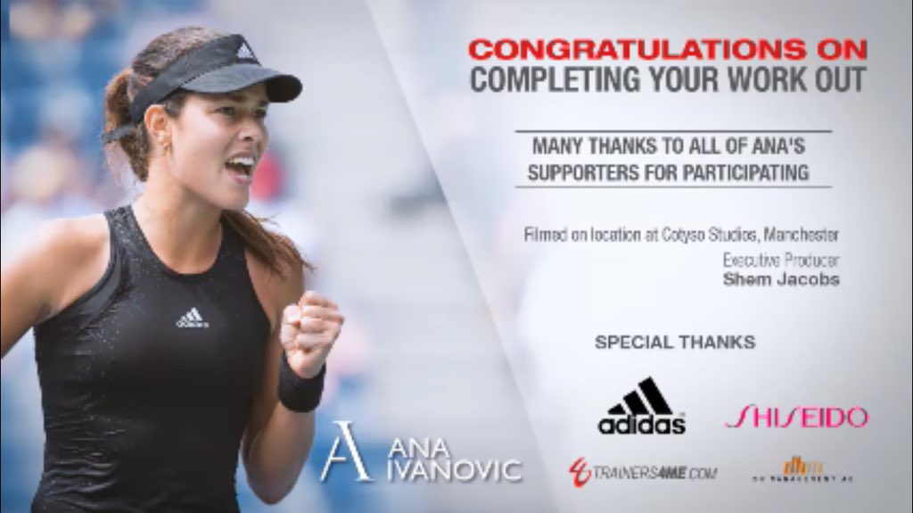 tennisfanSG's tweet photo. @AnaIvanovic is in Manchester hosting her live class! #TrainWithAna https://t.co/XCwvRc4npk