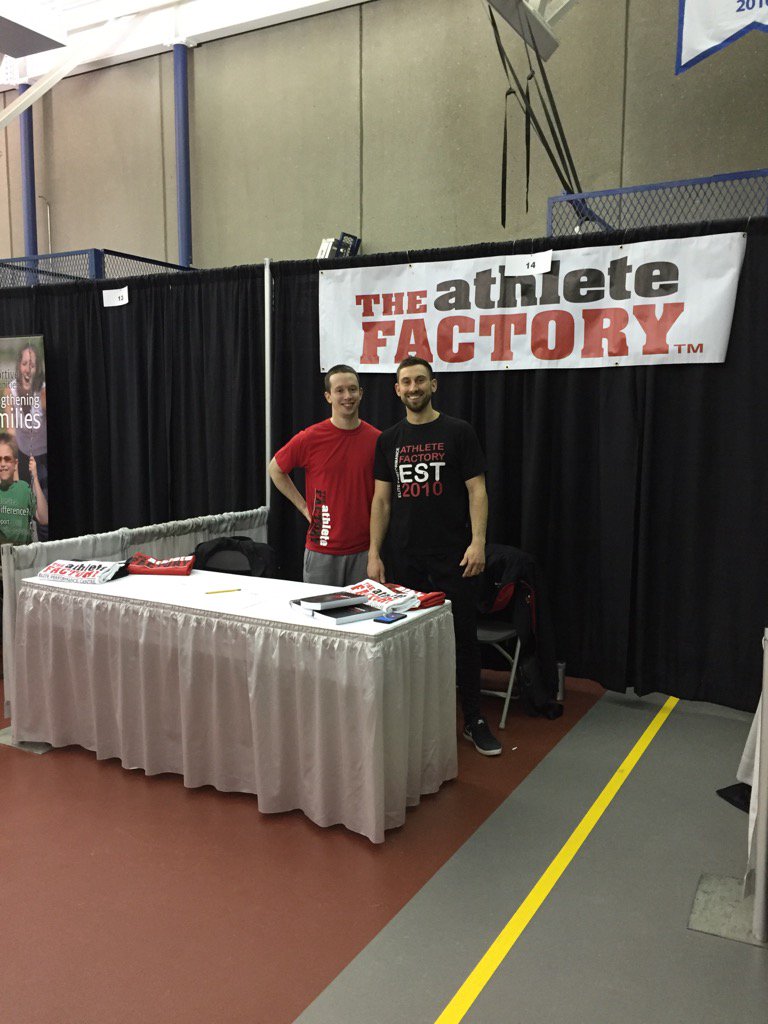 AlethaDesimone's tweet photo. All set up and ready to go at #careerexpo2016 Come and check us out at The University of Calgary!!! @AthleteFactory https://t.co/9BULFIkdvh