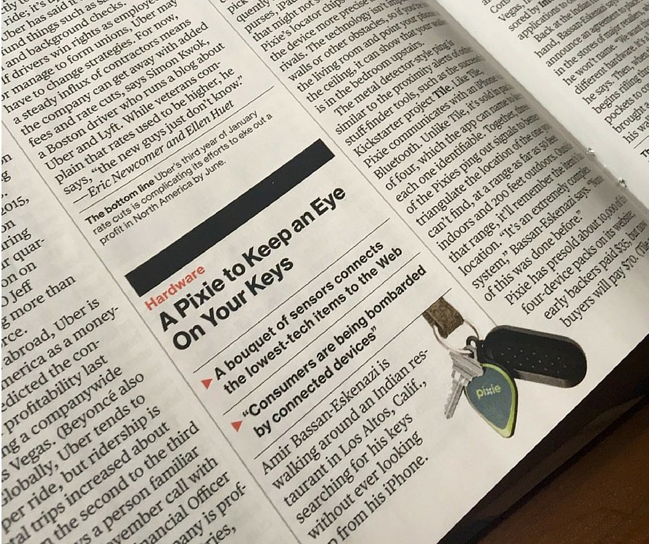 getpixies's tweet image. Our Pixie is a centerfold! Grab Bloomberg Businessweek on newsstands now! #getPixie