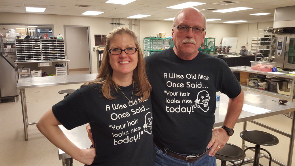 LISDTECHCenter's tweet photo. Mrs. Pilbeam and Mr. Ayers are showing their Twin Day spirit! #TECHDental #TECHEMT #CTESpiritWeek https://t.co/KUdTSwZ13H