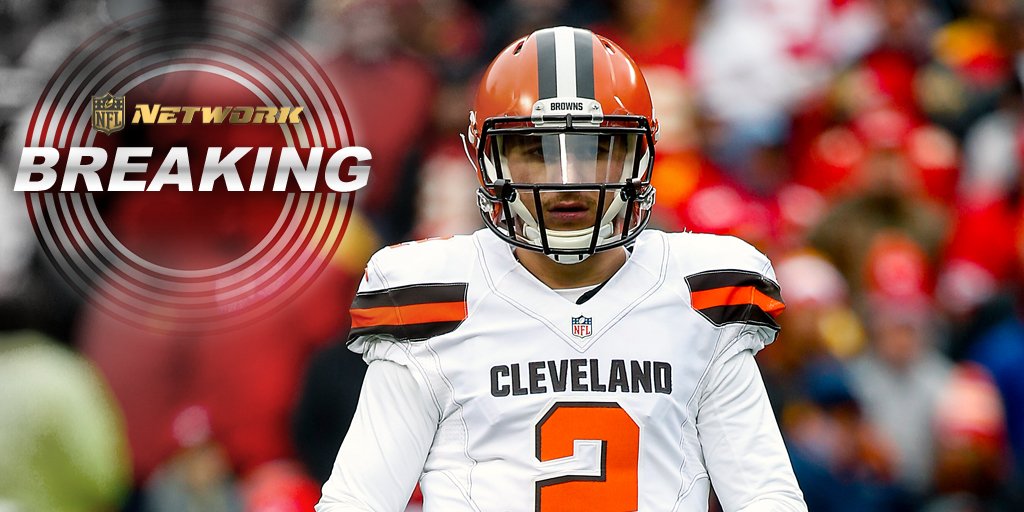 nflnetwork's tweet photo. BREAKING: Browns to cut Johnny Manziel when new league year begins on March 9th.

(via @RapSheet) https://t.co/biOq33eC1Q