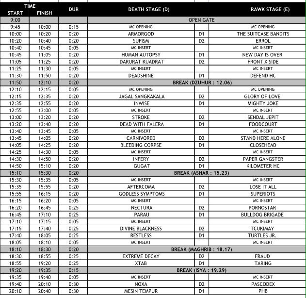 Rundown 5 Stage Minggu Ini
7 Feb 2016 - Lap.Tegalega Bdg
Presale Rp 75.000,-
#HELLPRINT2016
#SuperMusicID
#EDANKEUN