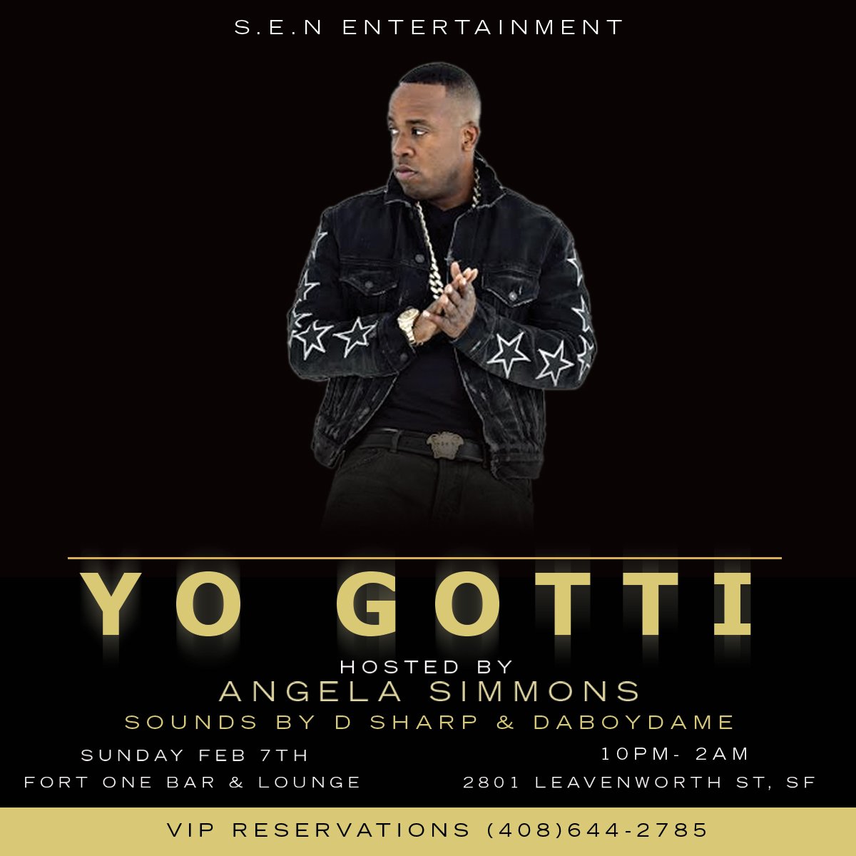 BayAreaCentral's tweet photo. @Fort1BarLounge with @YoGottiKOM and @AngelaSimmons https://t.co/D7aX0bsU5S