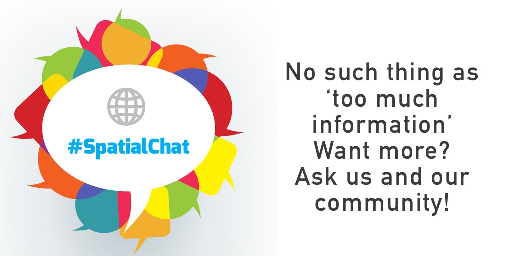 geospatialworld's tweet image. #geogeeks Time to unleash your burning questions to our 12k Twitter community! Type #SpatialChat &amp;amp; start your quest!