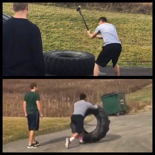 SourceFit247's tweet image. It's 50 degrees outside. Hope your gym isn't forcing you to stay in. 😎 Come play with the toys at Source. 🏋🏽🔨🚜