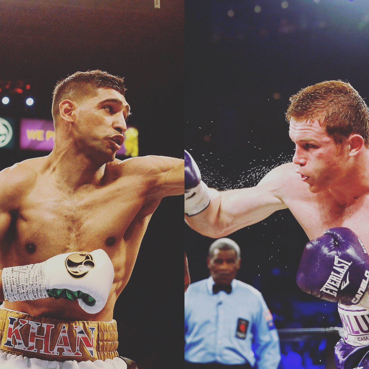 SportsCenter's tweet image. It’s on. Canelo Alvarez will face Amir Khan on May 7 at 155 pounds for the WBC title.