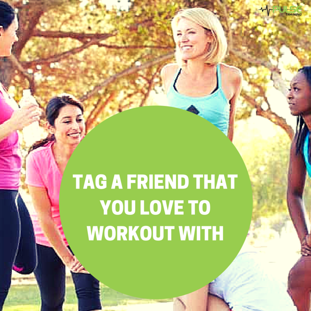 PulseTrainingCo's tweet image. Working out with friends makes the workout more enjoyable! Tag your favorite workout partner.