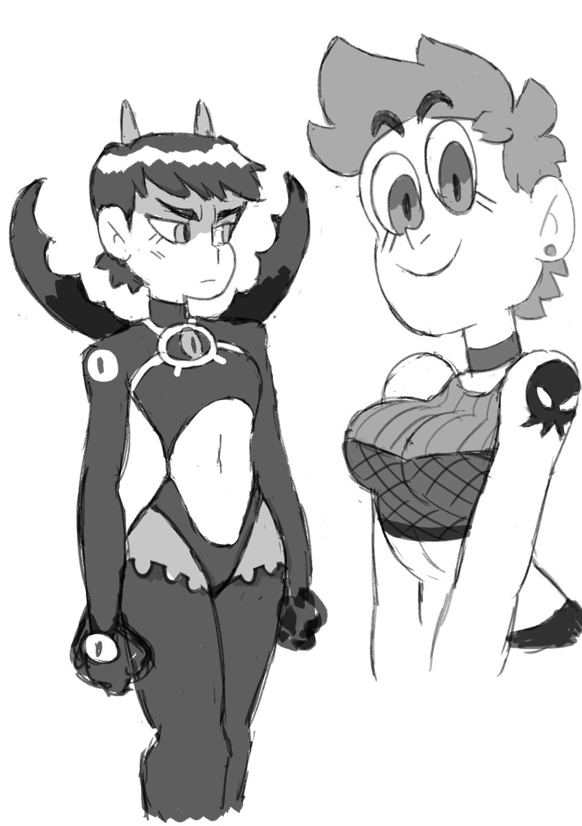 Fever/Influenza doodles from these last couple o' days. Haven't been this sick in a while.. (- m -)