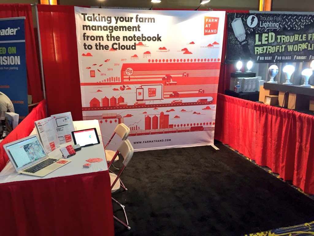 Singh_H_'s tweet photo. Spending the week at the #IAPowerFarmShow talking to growers about free farm management &amp; #AgTech booth 188 ballroom https://t.co/hytWiZkanz