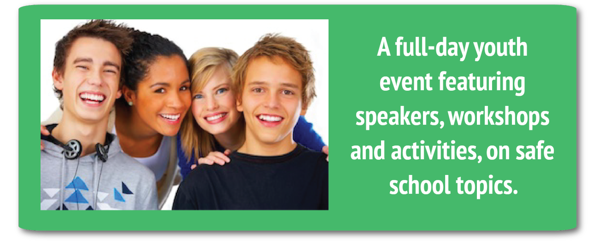 CndnSafeSchools's tweet photo. Registration is now open for the Safe Schools #StudentStream in Toronto! FREE full day youth event! https://t.co/9j9cpIicoo