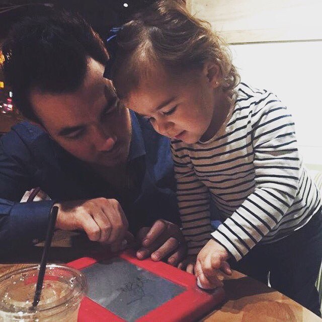 kevinjonas's tweet photo. This girl is 2 today love you my angel.  #happybirthdayalena https://t.co/M6GS1unrZ6