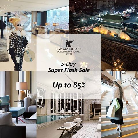 Super Flash Sale up to 85%
올해 마지막 겨울을 즐기기 위해 JW 메리어트 동대문 스퀘어 서울이 준비한 최대 85% 수퍼 플래시 세일!
예약하기 marriott.com/seldp