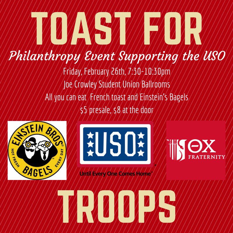 ThetaChiNevada's tweet photo. February 26th. Mark the date for Theta Chi's Toast for Troops! 👇🏻 https://t.co/On22UP72Fv