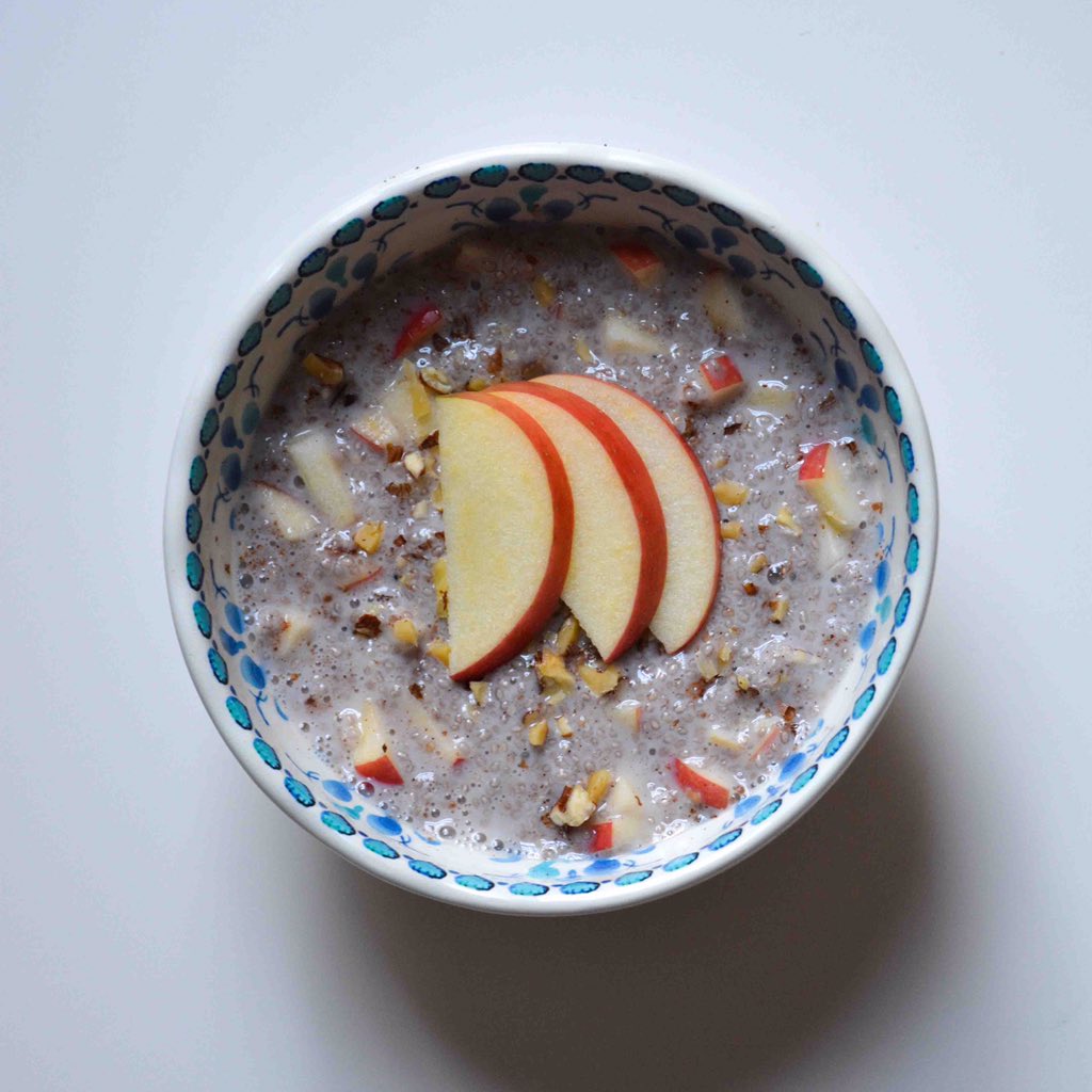 mirabellaj's tweet photo. Breakfast. #chiapudding #flywheelchallenge #breakfast #goodfood #yum #healthyeats @flywheelsports @FlyBarre https://t.co/wSs9OOAEdS