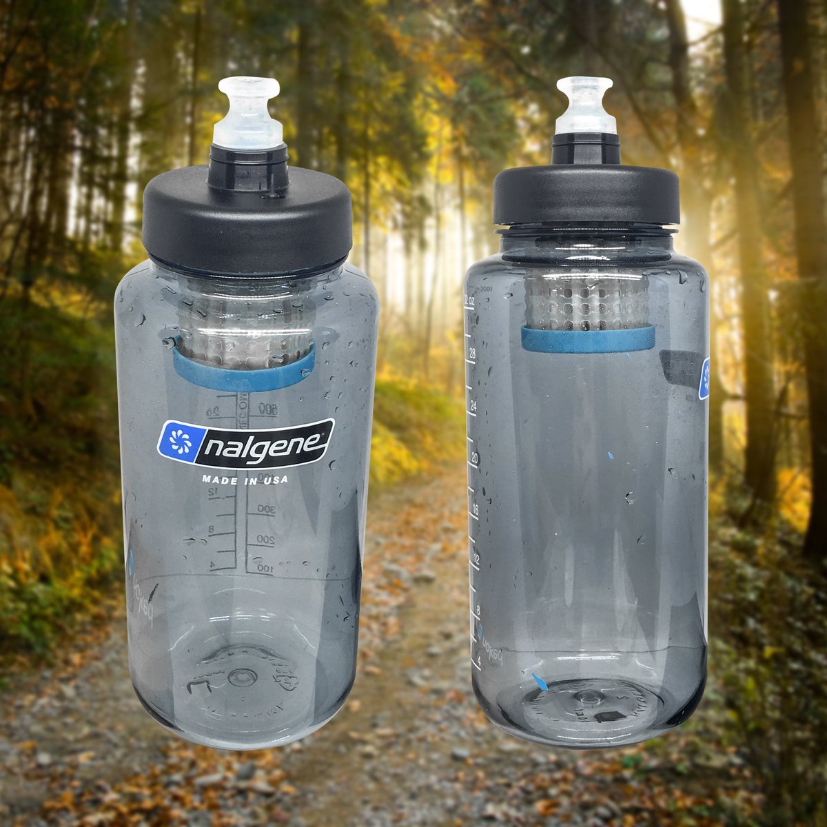 What do you guys think of this prototype? Our cap and filter on a @NalgeneOutdoor bottle?