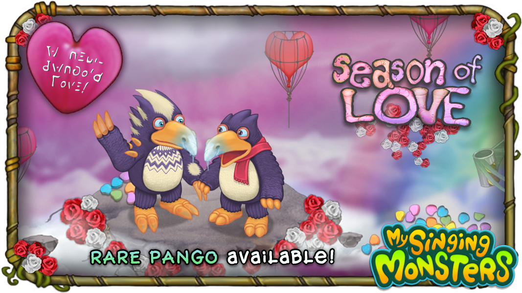 SingingMonsters's tweet photo. The Season of Love is moving on as another Monster's valentine visits! Which Monster would you send a valentine to? https://t.co/gv5nKG46vA
