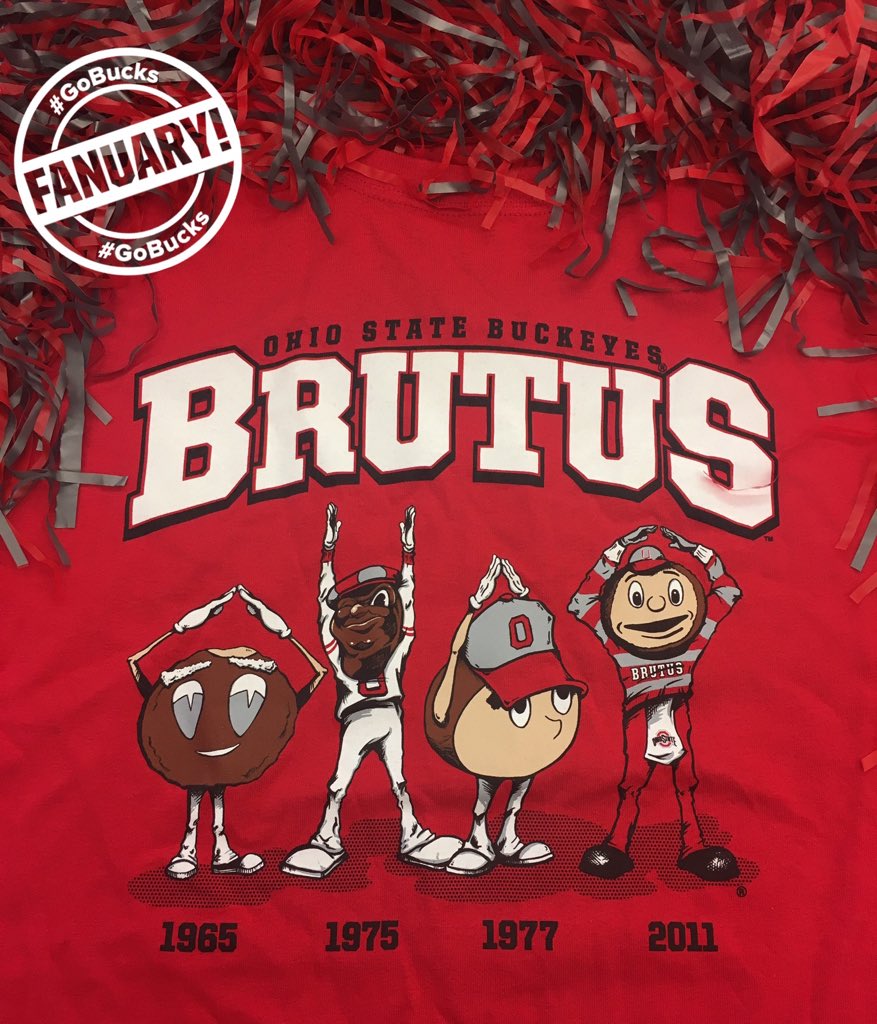 Brutus_Buckeye's tweet photo. FANuary Giveaway!
⏰ Coming up at 3:30...
Stay tuned to win a T!
#Brutus50 #SB50 https://t.co/O1IeaGXVeX