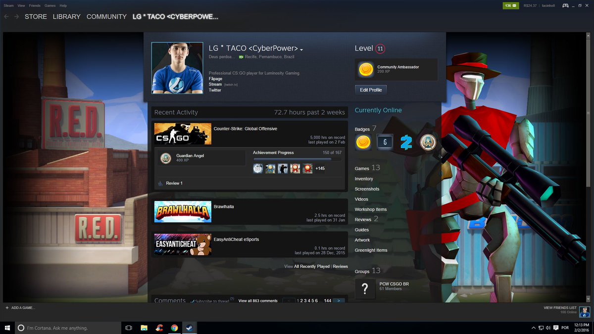 Godsent Taco 5k Hours In Cs Go D How Many U Guys Have T Co Flsn2slvrv