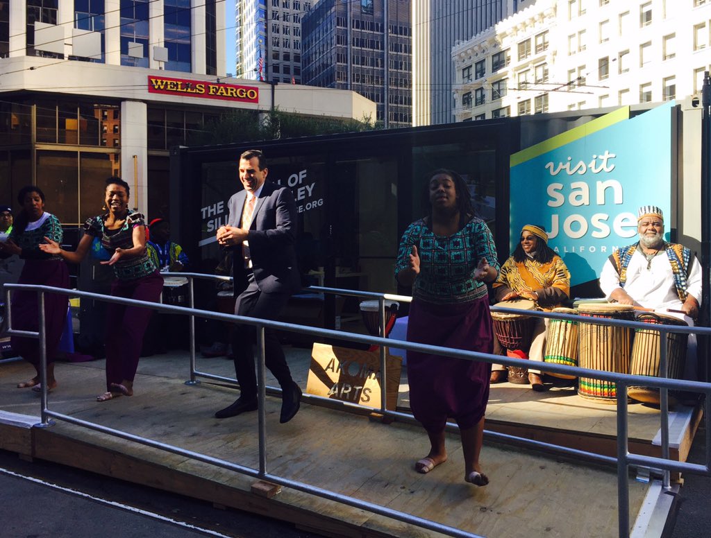 sliccardo's tweet photo. Thanks to @TeamSanJose &amp; @jah2big for all the fun at Super Bowl City! #VisitSanJose #WeAreSanJose #SuperBowl50 #SB50 https://t.co/80Hg6iJb4K
