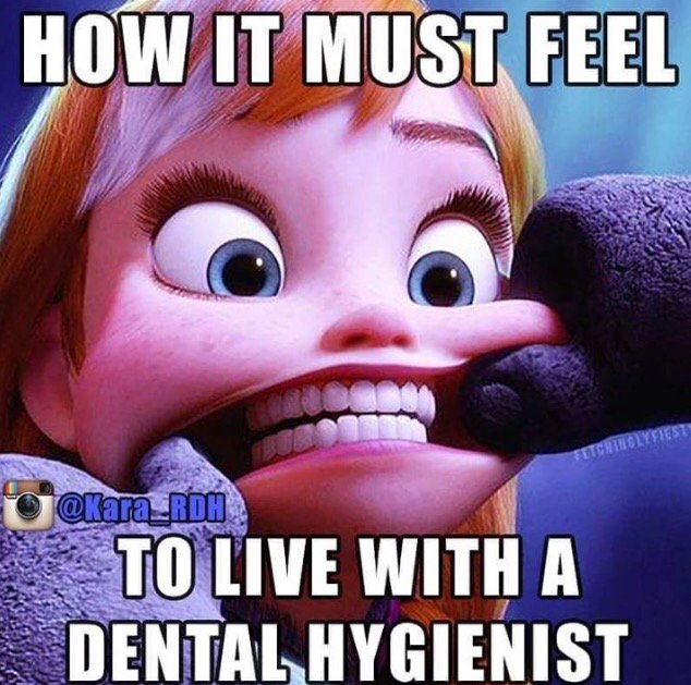 NMagers's tweet photo. Ha! My poor Hubby...#rdhproblems #dentalfunny 😂 https://t.co/QgyHp1yqmO