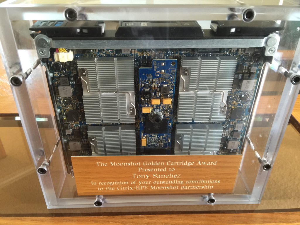 GTOnySanchez's tweet image. honored to be recognized by #HPmoonshot team for joint engineering. Citrix has the best partners @Citrix @XenDesktop