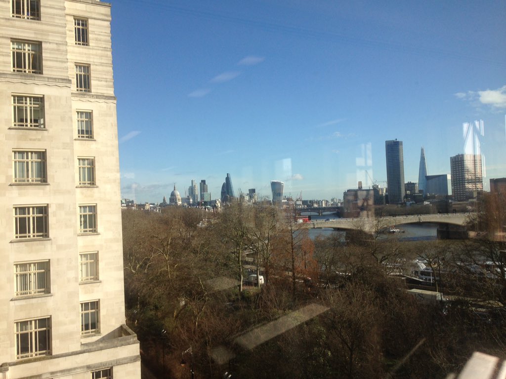 Kathryn_Cripps's tweet photo. Great view from #adelphibuilding terrace this morning - @wfcfoster welcome on board! @blackstone @ElliottSparsis https://t.co/qLElc0wLME