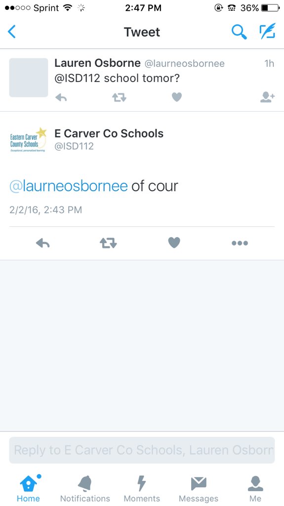 Hockeyhanson4's tweet photo. why is @ISD112 so savage https://t.co/FMC2TRRxFA