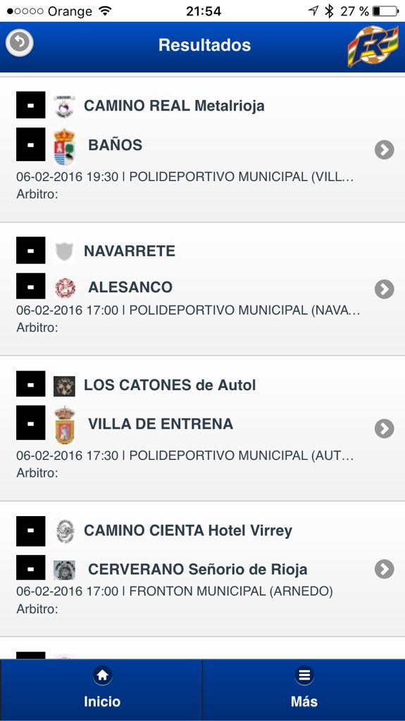 Este sábado terminamos la primera vuelta de la liga. #somosnavarrete