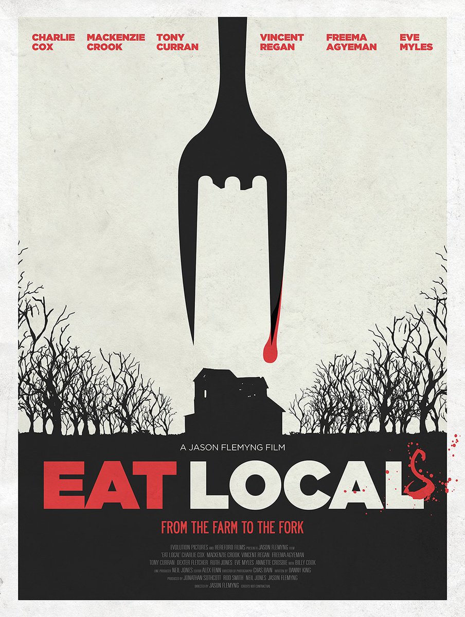 I designed this poster for upcoming vampire movie ‘Eat Local’ – <a href="/eatlocalthefilm/">Eat Local</a> dribbble.com/shots/2498426-…