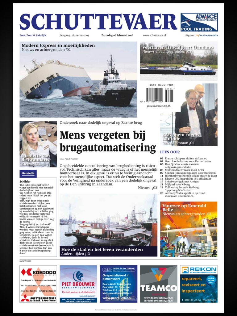 schuttevaer's tweet photo. Tabletlezers @Schuttevaer let op: veel ellende, maar ook interview met @VLW_Nicolette - nu te downloaden op @bliyoo https://t.co/sLsYsSudfi