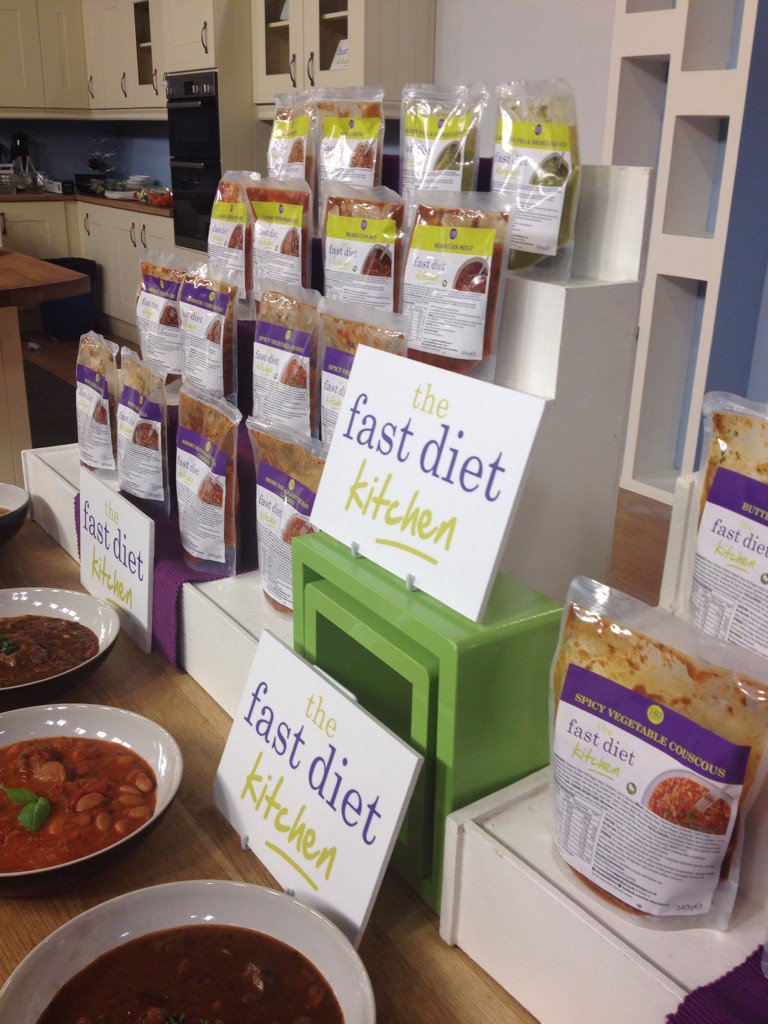 SJLinsell's tweet photo. Please join me in the morning on @IdealWorldTV for the @FastDietKitchen   #5:2 #foodie #diet #lifestyle #fasting https://t.co/KtisuxFqvc