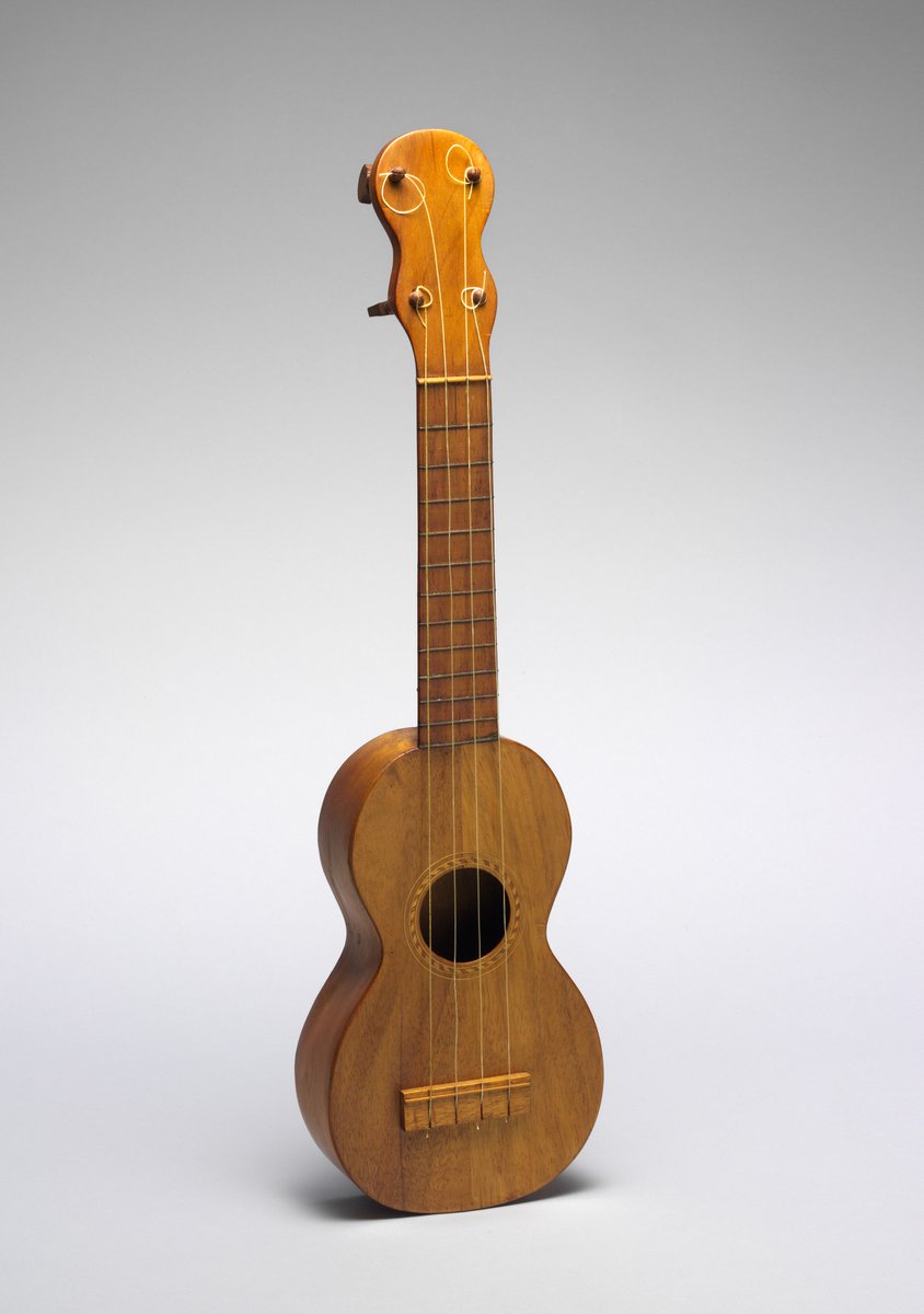 The most familiar Hawaiian instrument is the ukulele. met.org/1WY38c0 #UkuleleDay #MetMusic