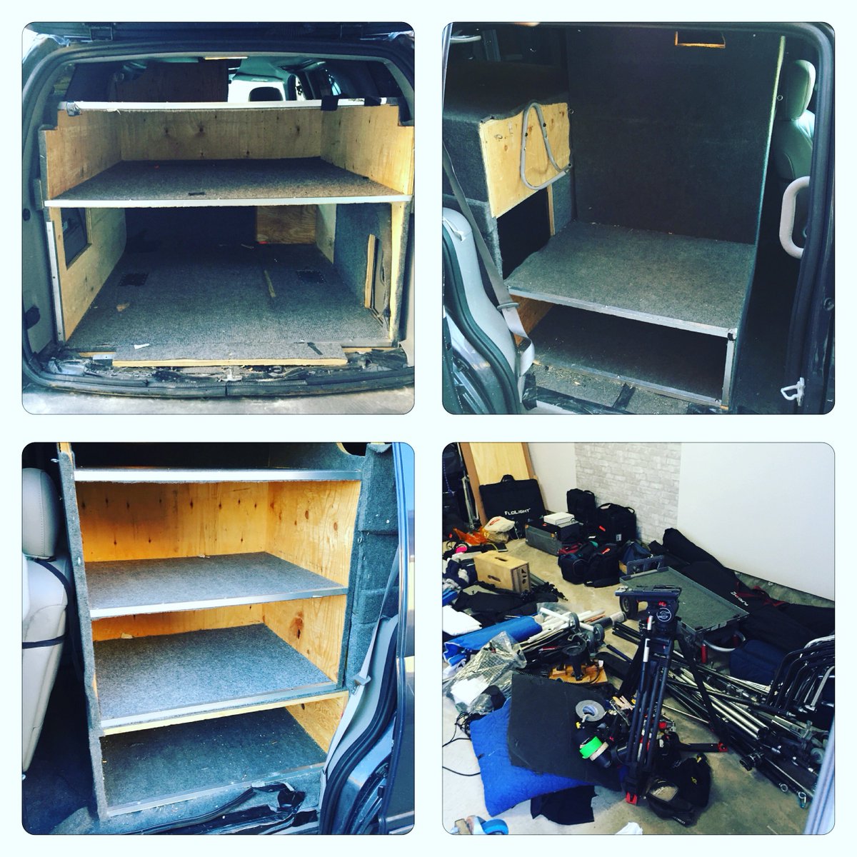 nigelakam's tweet photo. The transition begins. Emptying the old van to remove the boxes. New @MercedesBenz #metris coming soon #packagevan https://t.co/hM444zFbgu